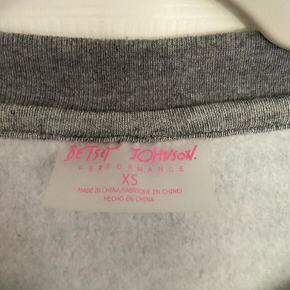 Betsey Johnson Pullover Crewneck Sweatshirt with Sequins Size XS - Picture 3 of 4